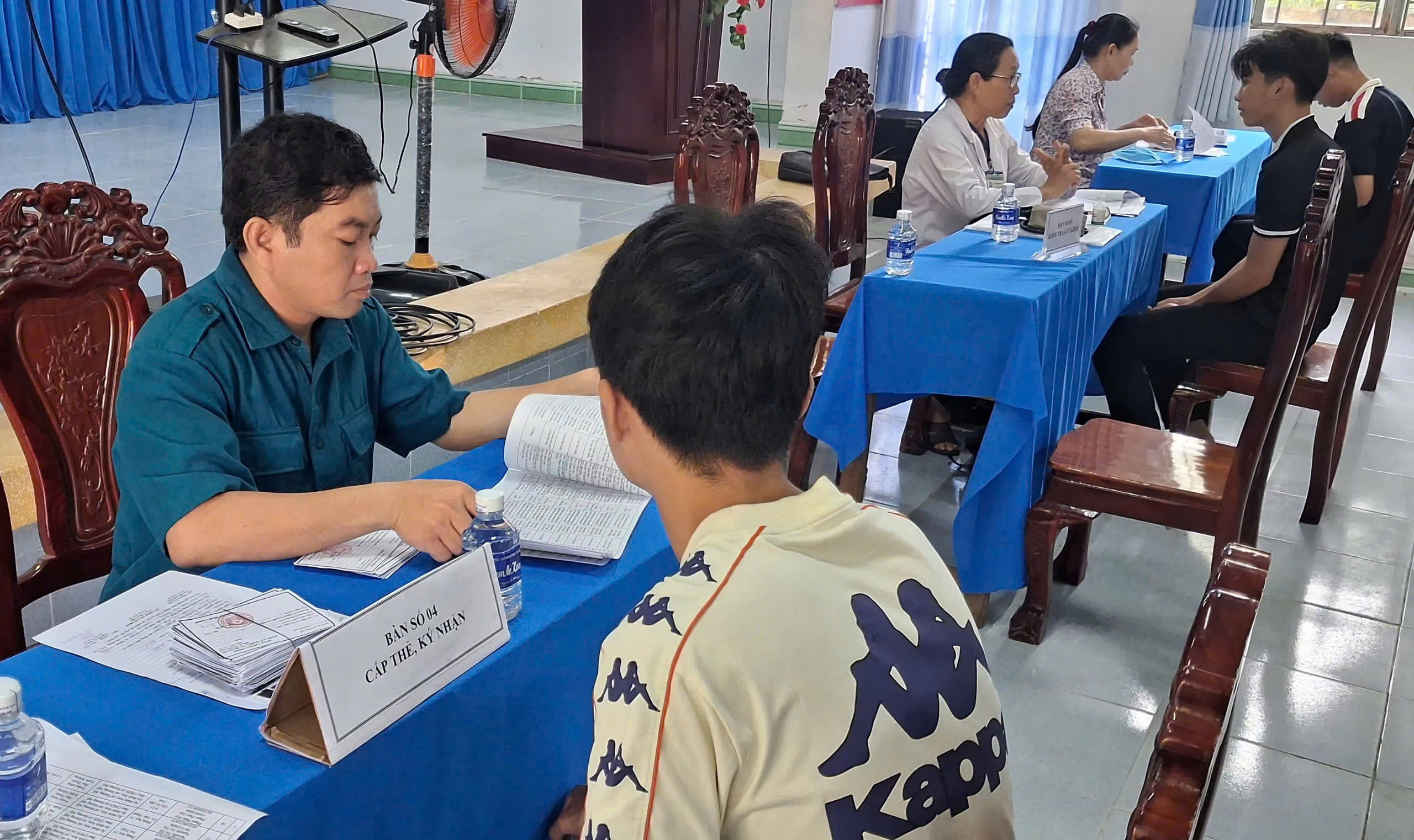 BAN CHQS XÃ HƯƠNG MỸ TỔ CHỨC ĐĂNG KÝ NGHĨA VỤ QUÂN SỰ LẦN ĐẦU CHO NAM CÔNG DÂN TUỔI 17 NĂM 2026